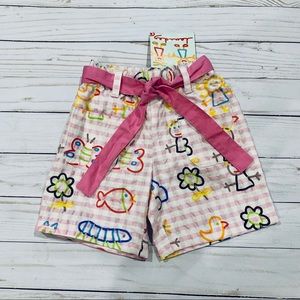 Lourdes baby girl shorts 12m NWT rare